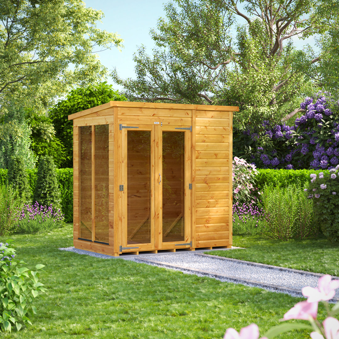 Powersheds 6 x 4ft Timber Tongue & Groove Pent Summerhouse